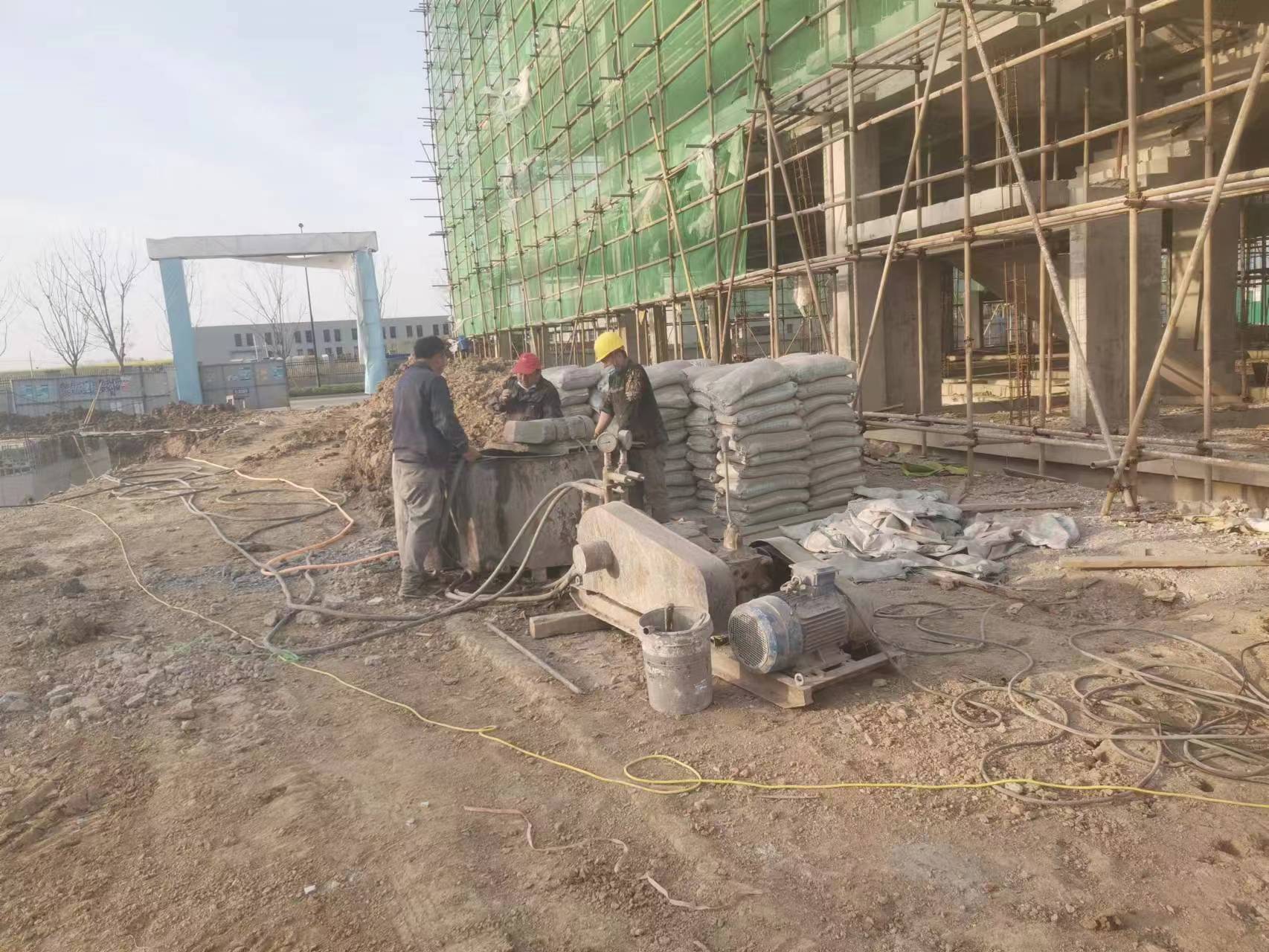 容城别墅下沉注浆